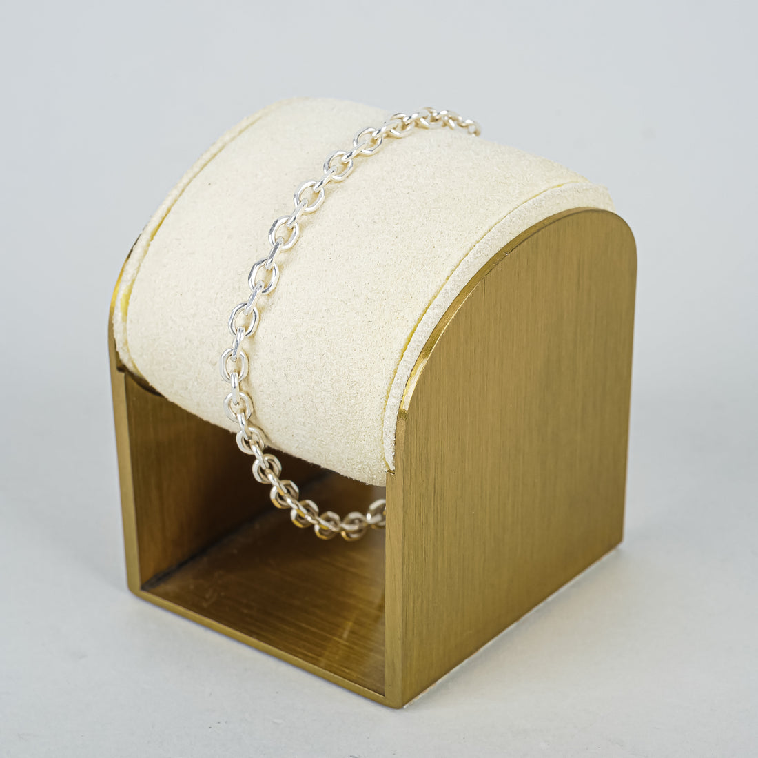 DANIELLA  DRAPER Sterling Oxford Chain Bracelet