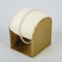 DANIELLA  DRAPER Sterling Oxford Chain Bracelet