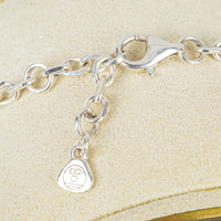 DANIELLA  DRAPER Sterling Oxford Chain Bracelet