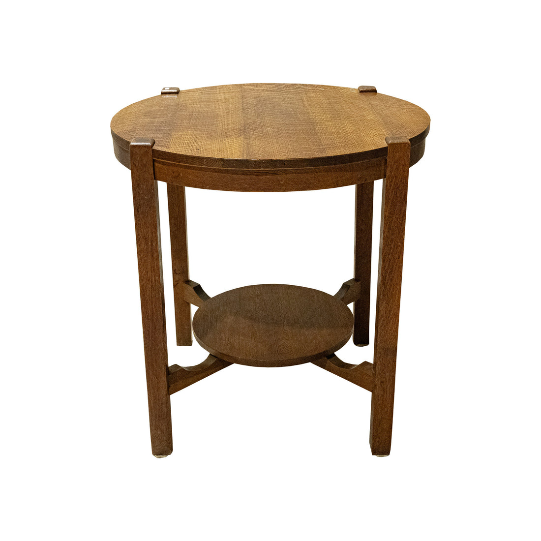 Oak Mission Style End Table