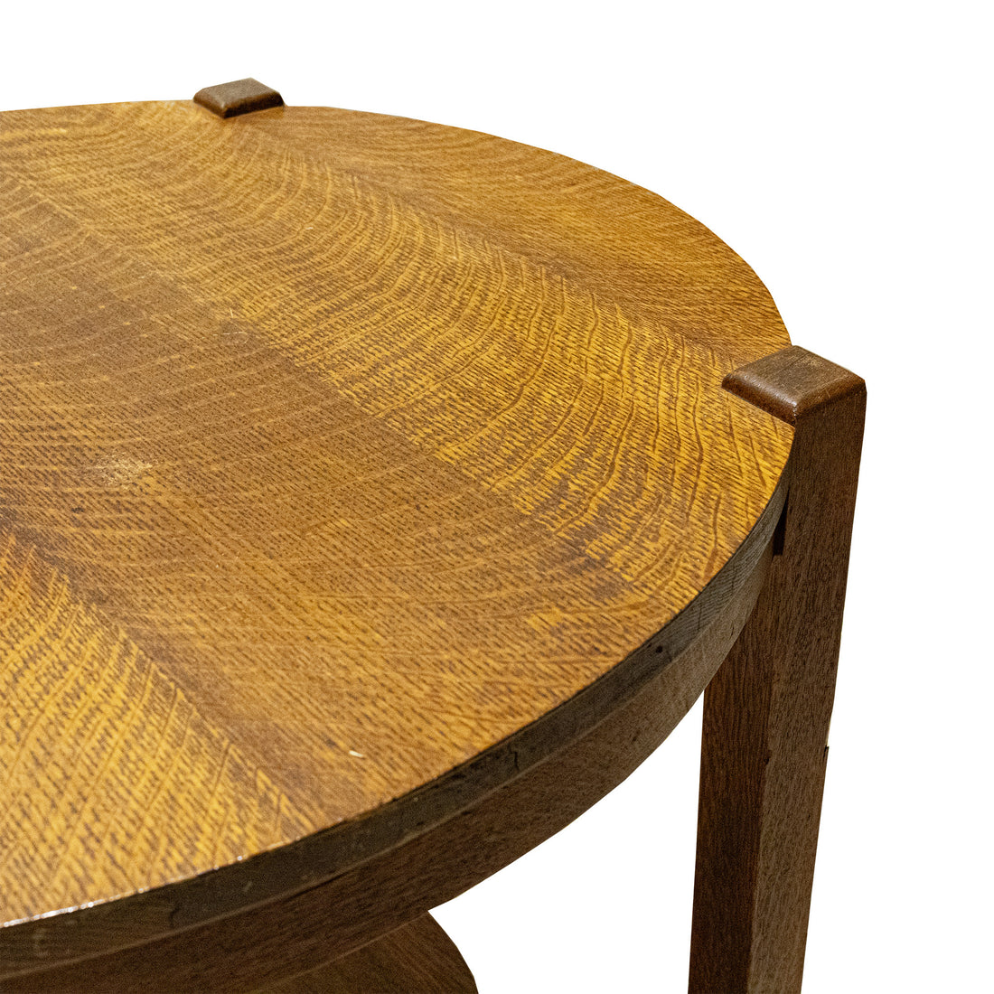 Oak Mission Style End Table