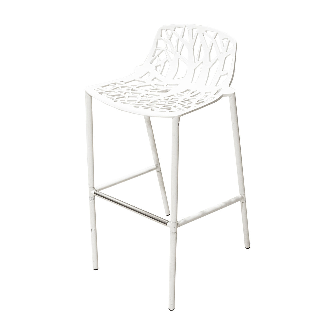FAST Forest White Bar Stools Set of 3