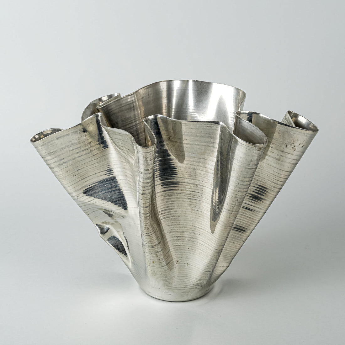 CHAUDRON Pewter - Crumpled Wine Cooler