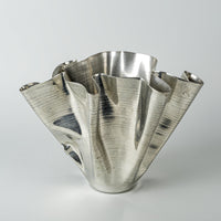 CHAUDRON Pewter - Crumpled Wine Cooler