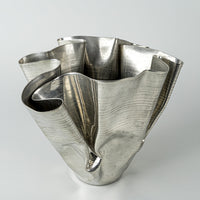 CHAUDRON Pewter - Crumpled Wine Cooler