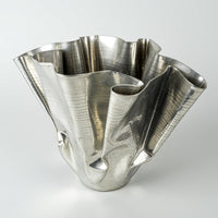 CHAUDRON Pewter - Crumpled Wine Cooler