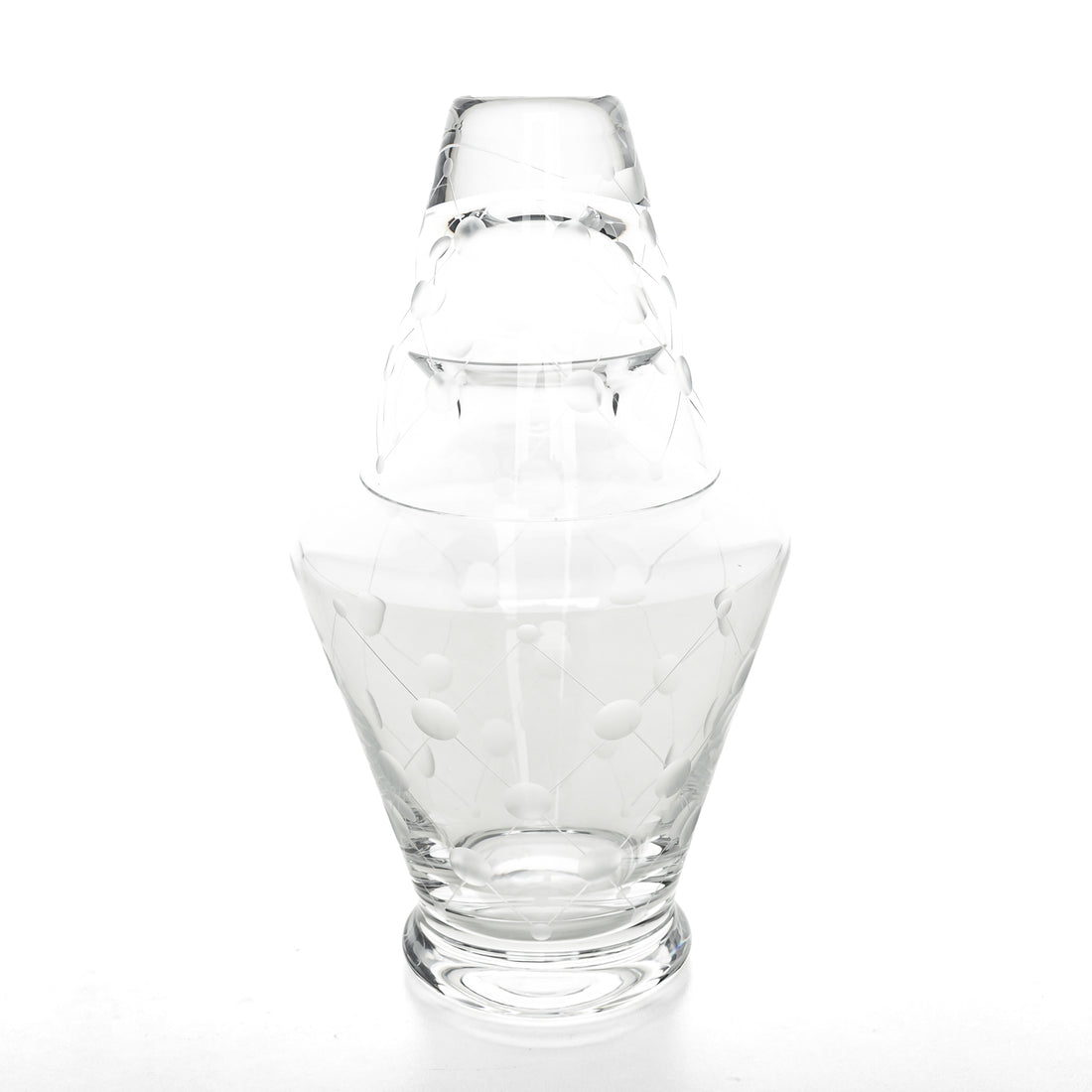 ARTEL Harlequin Crystal Nite Set  Two-Piece Carafe And Tumbler