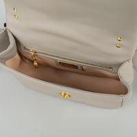 BVLGARI Grey "Serpenti Cabochon" Crossbody Handbag