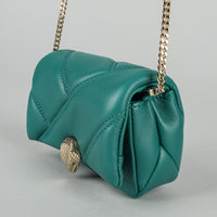 BVLGARI Green "Serpenti Cabochon" Micro Handbag