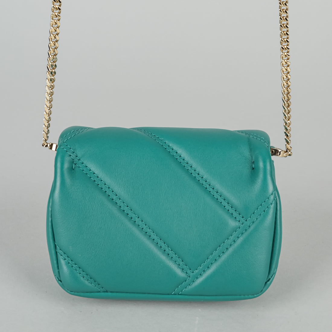 BVLGARI Green "Serpenti Cabochon" Micro Handbag