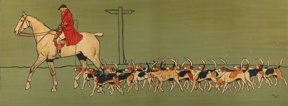 Cecil Aldin (British 1870-1935)              "The Hunstman"