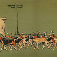 Cecil Aldin (British 1870-1935)              "The Hunstman"