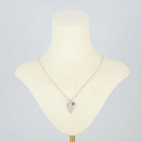DANIELLA  DRAPER Sterling Chain Heart Pendant Necklace