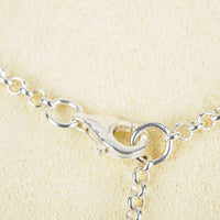 DANIELLA  DRAPER Sterling Chain Heart Pendant Necklace