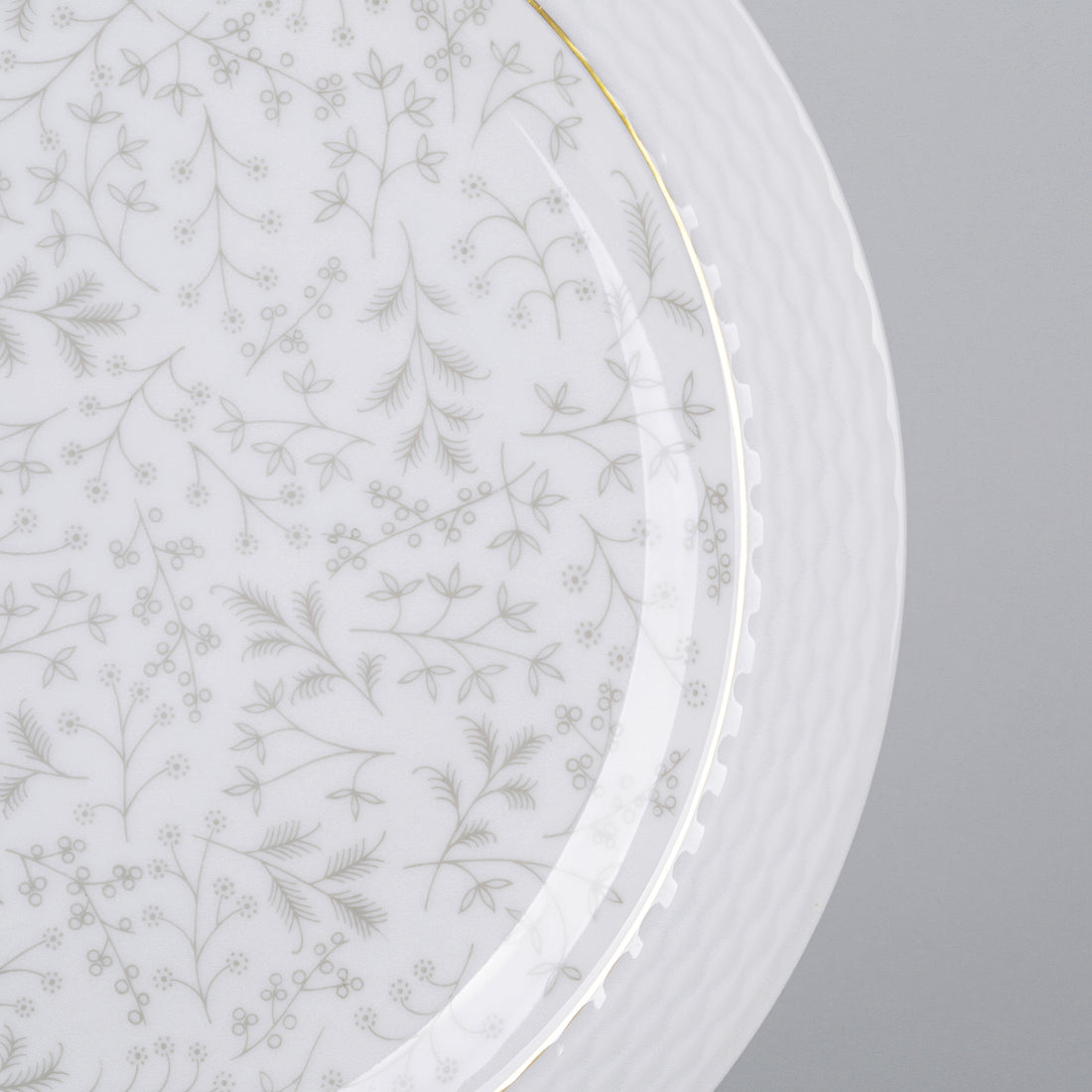 CONTINENTAL CHINA Raymond Loewy GRAY FERN 50 Pieces