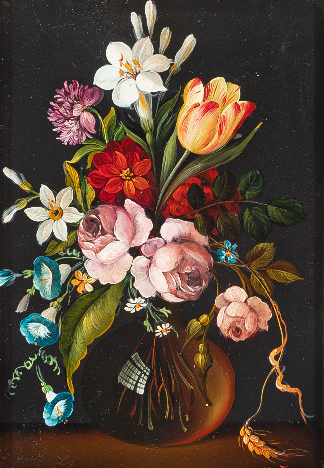 Magdalena Knapp (Hungarian 1944) Still Life With Flowers