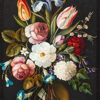 Magdalena Knapp (Hungarian 1944) Still Life With Flowers