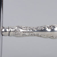 BIRKS Louis XV Sterling Handle Stainless Steel Cheese Cutter