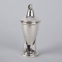 CARL POUL PETERSEN Sterling Shaker & Salt Cellar w/Spoon