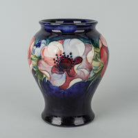 MOORCROFT Anemone Blue Ground Vase
