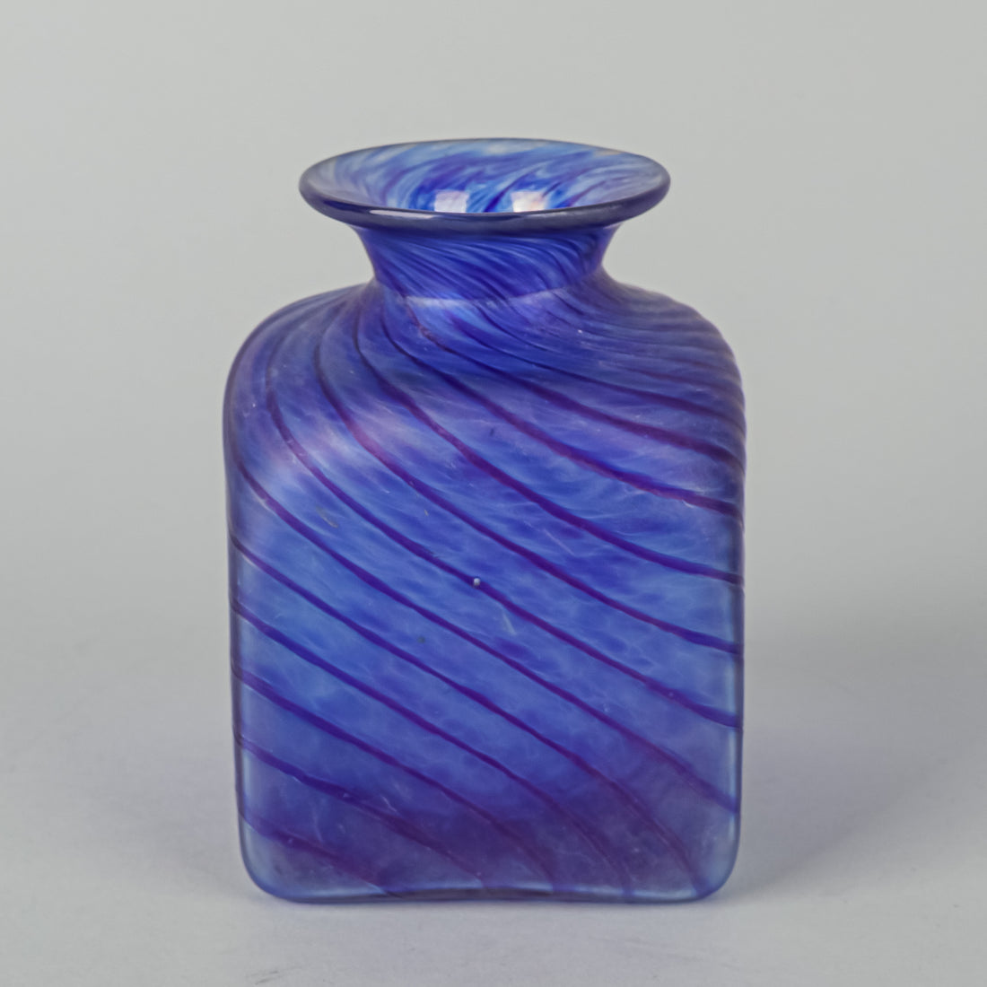 ROBERT HELD ART GLASS Iridescent Square Vase