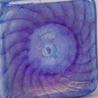 ROBERT HELD ART GLASS Iridescent Square Vase