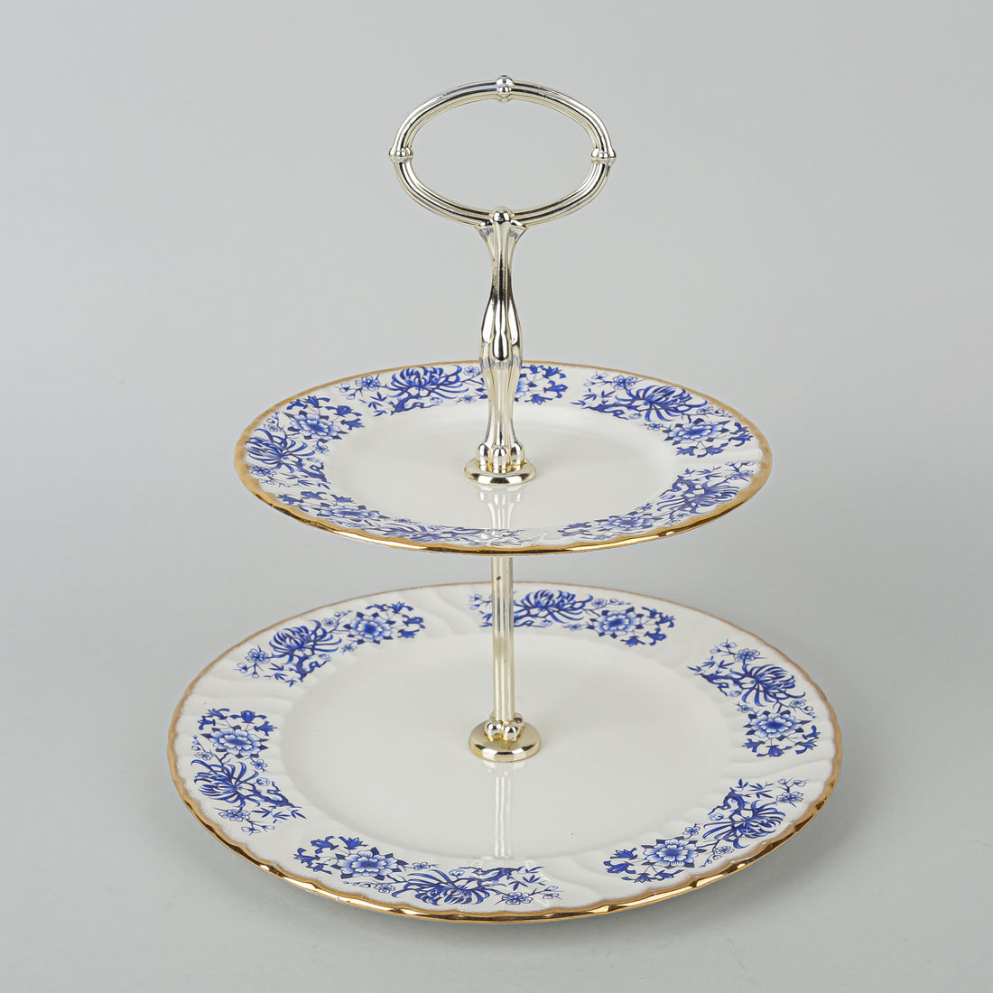 H AYNSLEY & CO Ironstone 2 Tiered Stand