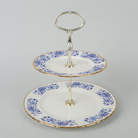 H AYNSLEY & CO Ironstone 2 Tiered Stand