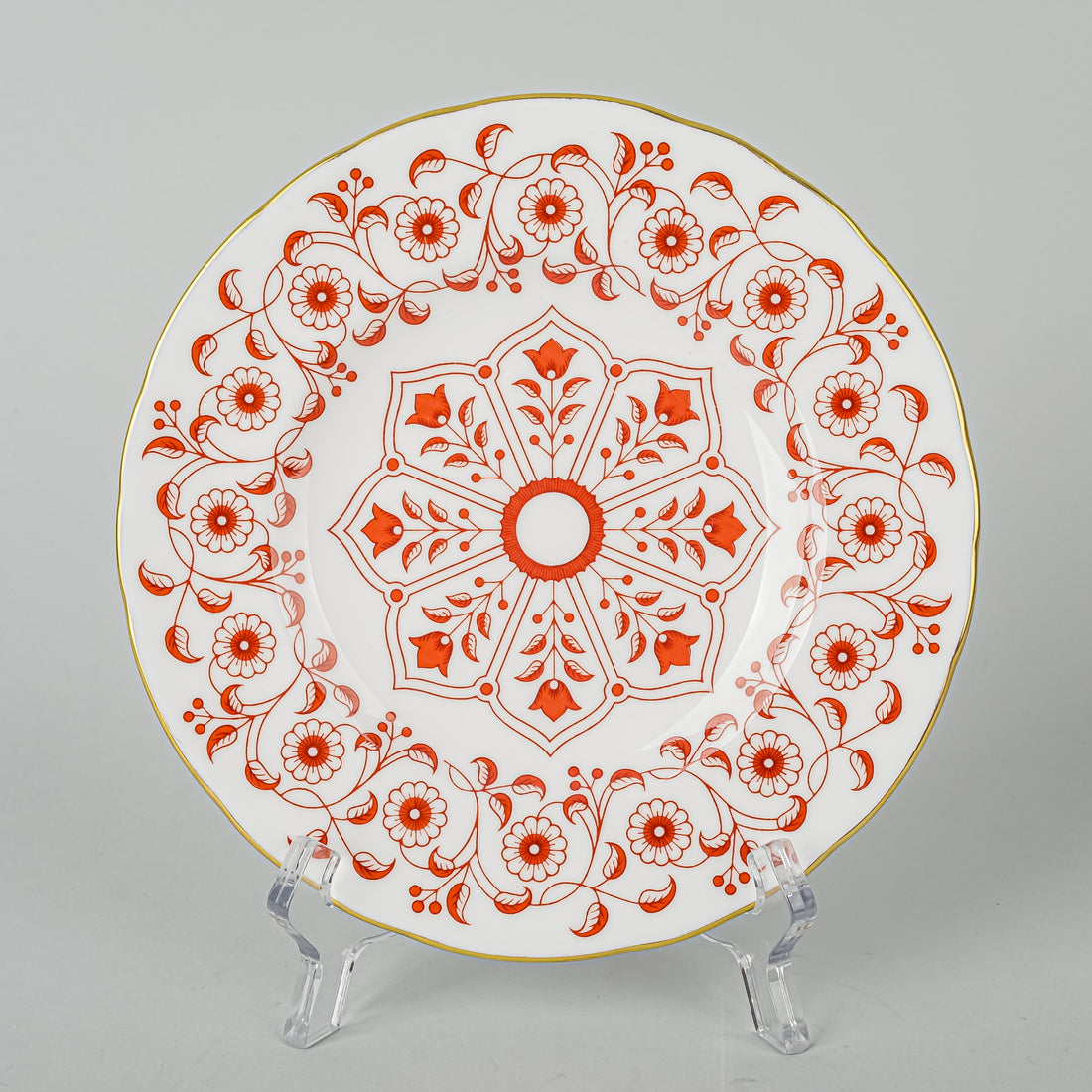 ROYAL CROWN DERBY Rougemont A1107 Bread & Butter Plates Set of 8