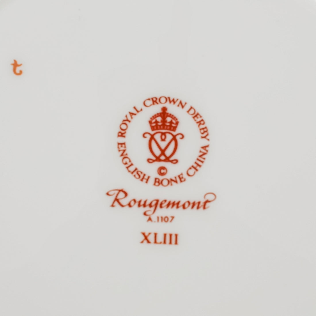 ROYAL CROWN DERBY Rougemont A1107 Bread & Butter Plates Set of 8