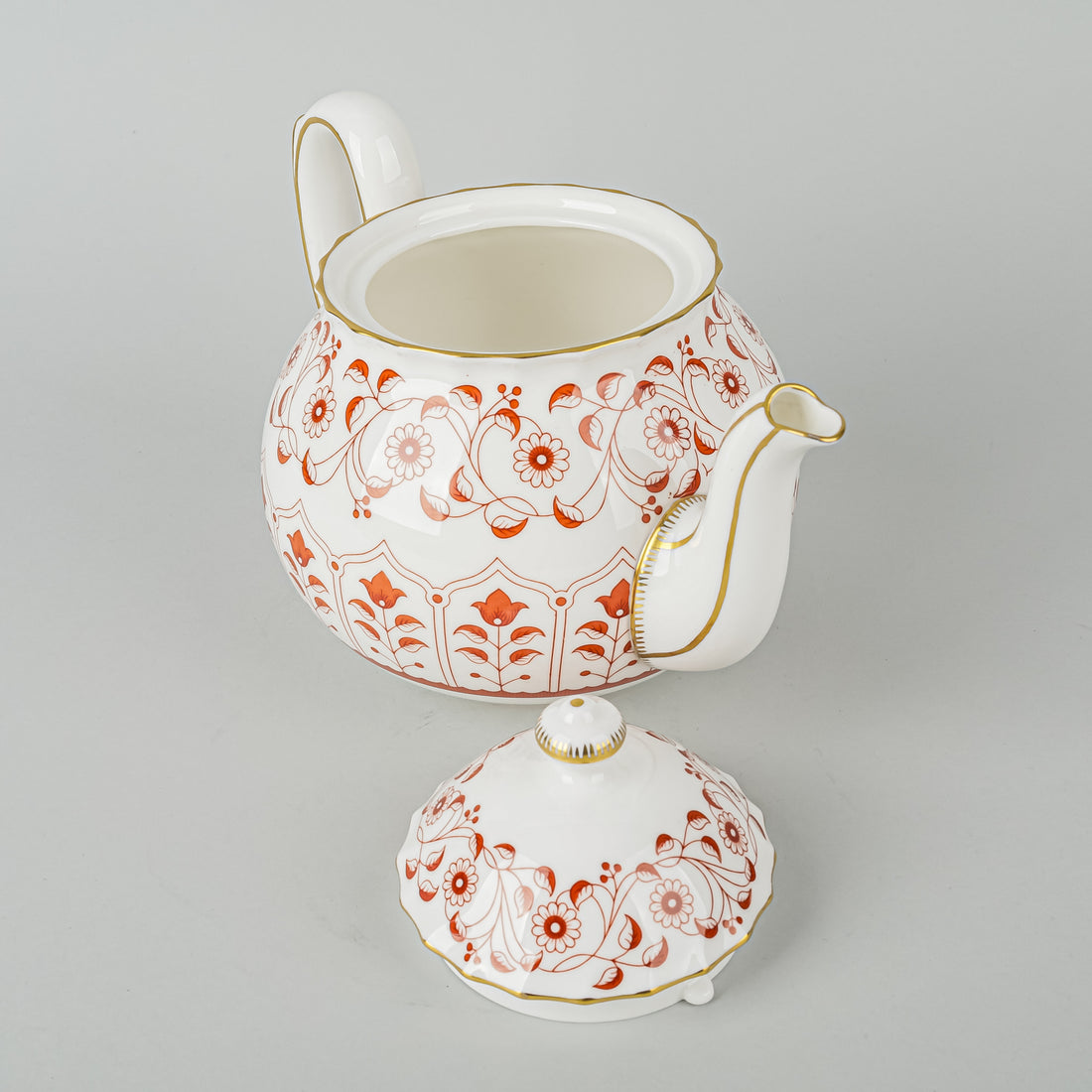 ROYAL CROWN DERBY Rougemont A1107 Teapot w/Lid