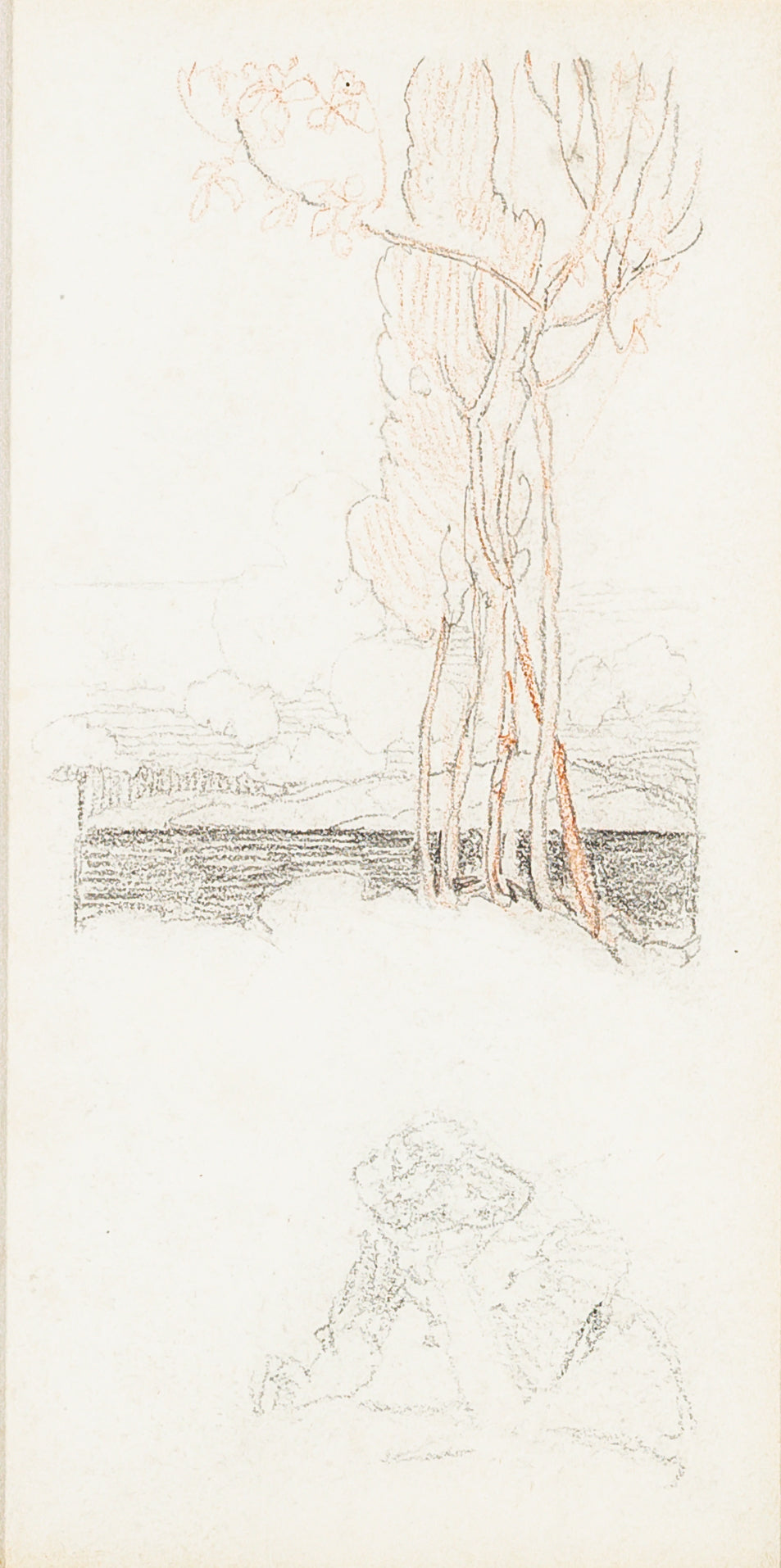 Arthur Lismer (Canadan 1885-1969) "Landscape with Birch Trees" & "Mrs. Lismer Writing"