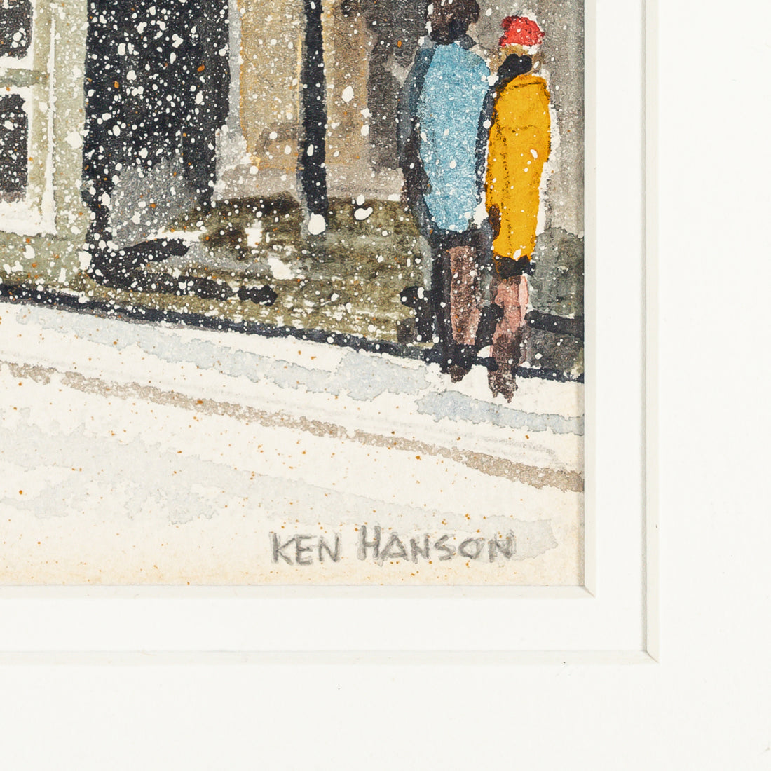 Ken Hanson (Canadian 1923) "Old Gerrard" Watercolour on paper