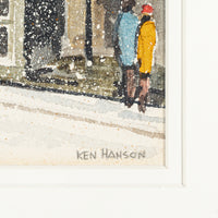 Ken Hanson (Canadian 1923) "Old Gerrard" Watercolour on paper