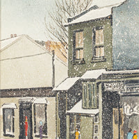 Ken Hanson (Canadian 1923) "Old Gerrard" Watercolour on paper