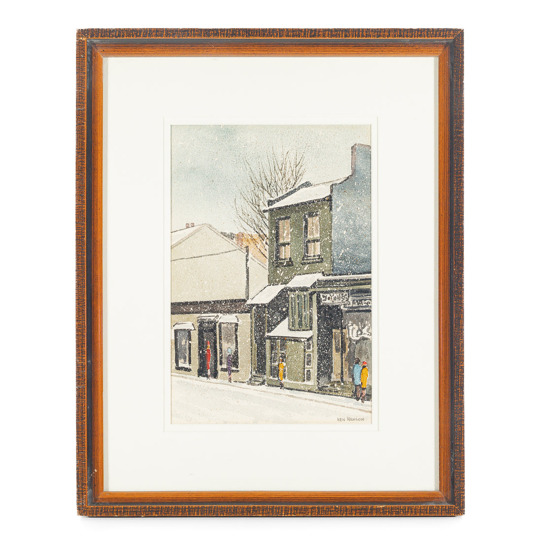 Ken Hanson (Canadian 1923) "Old Gerrard" Watercolour on paper