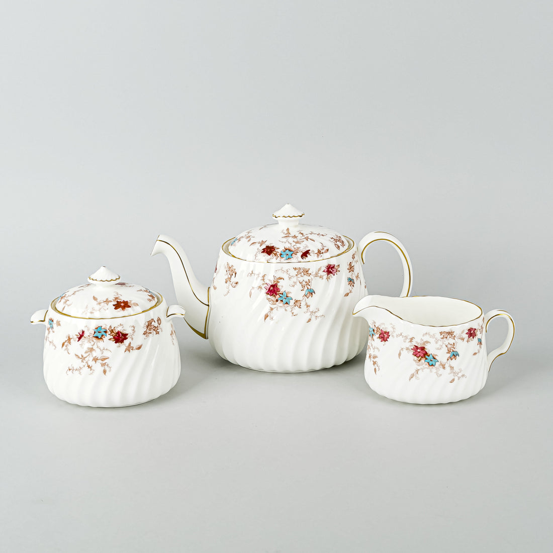 MINTON Ancestral S376 Tea Service 5 Pieces