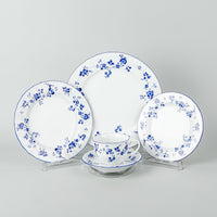 NORITAKE Elegance In Blue 10 Place Settings Plus Extras