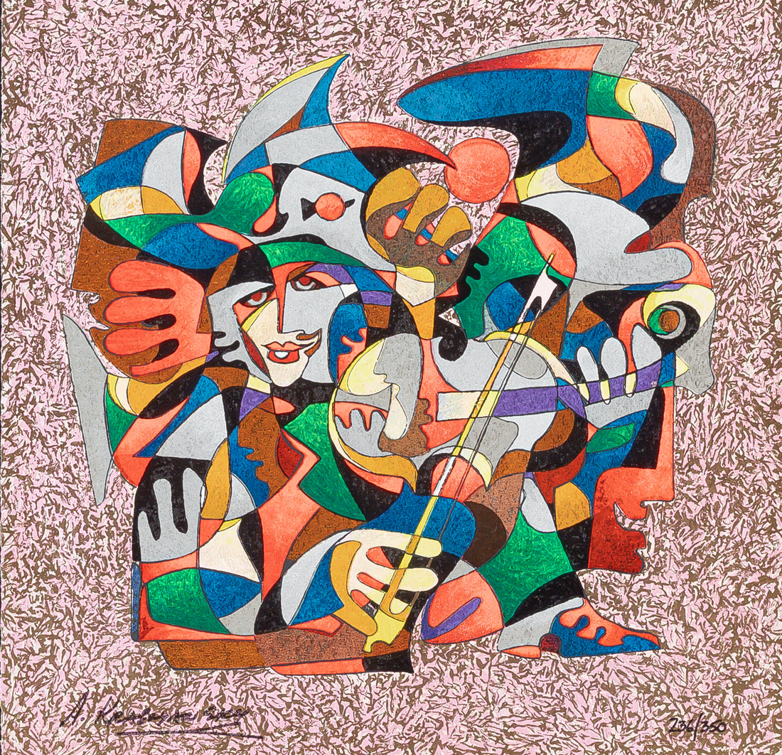 Anatole Krasnyansky (Ukrainian-American 1930-2023)"The Sound Of Violin"