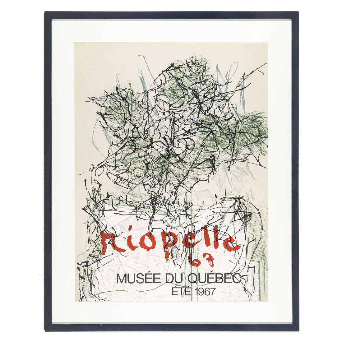 After Jean-Paul Riopelle "Riopelle 67 Musee Du Quebec"