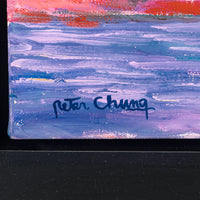 Peter Chung (Canadian) Still Life W/Purple Poppies