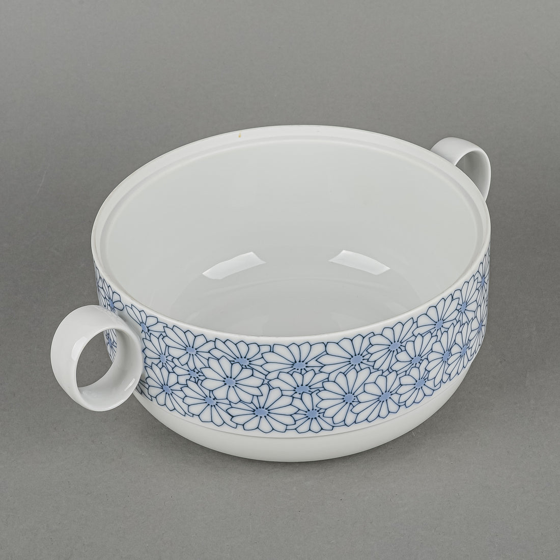 ROSENTHAL Duo Harmonic Blue Covered Serving Dish