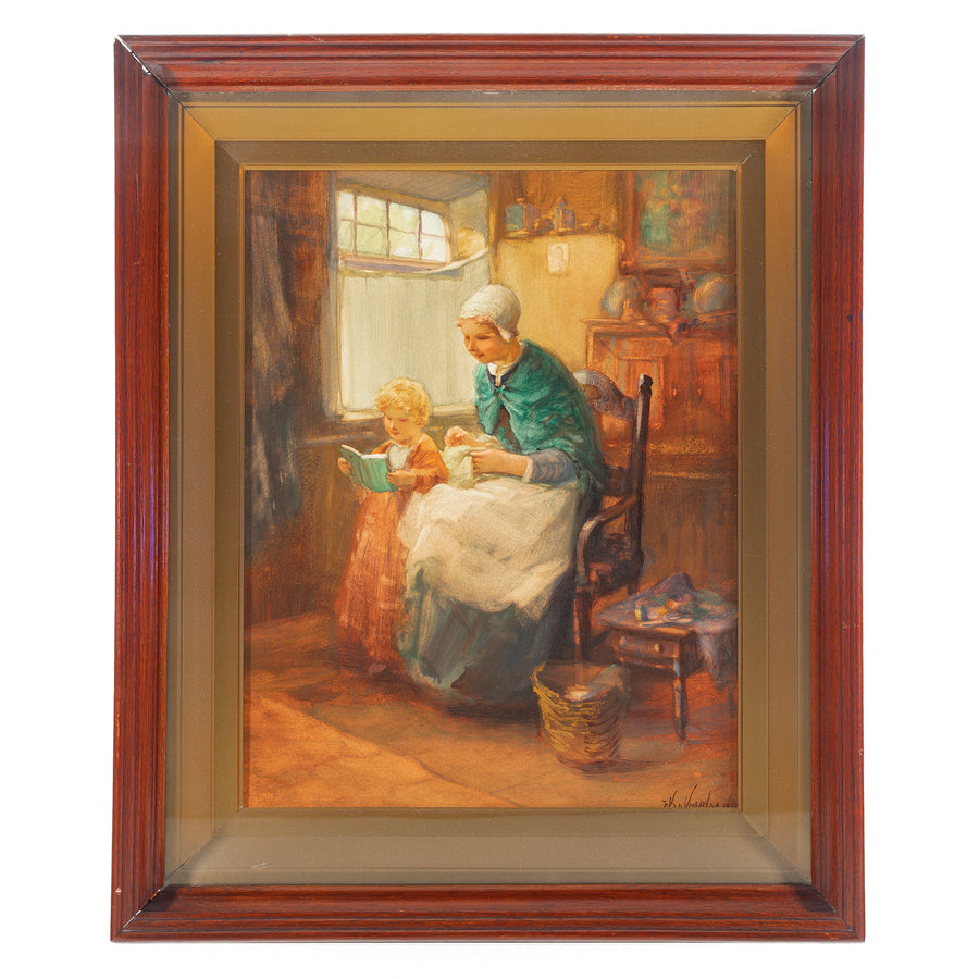 Francis Van Vreeland (American 1879-1954) Woman And Child