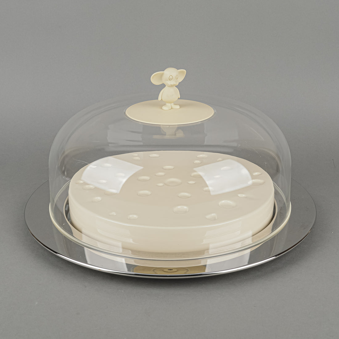 ALESSI Michael Graves MG Cheese Board And Dome 3 Pieces