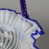 FENTON Blue Ridge 80th Anniversary Crest Basket