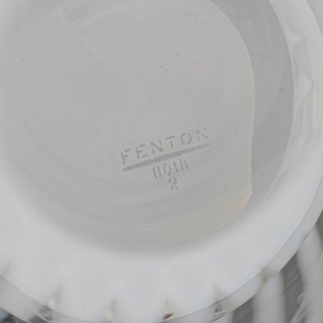 FENTON Blue Ridge 80th Anniversary Crest Basket