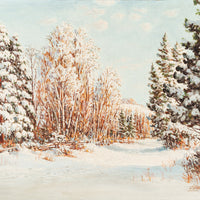 Otto Planding (Canadian 1857-1967) Untitled Winter Landscape