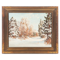 Otto Planding (Canadian 1857-1967) Untitled Winter Landscape