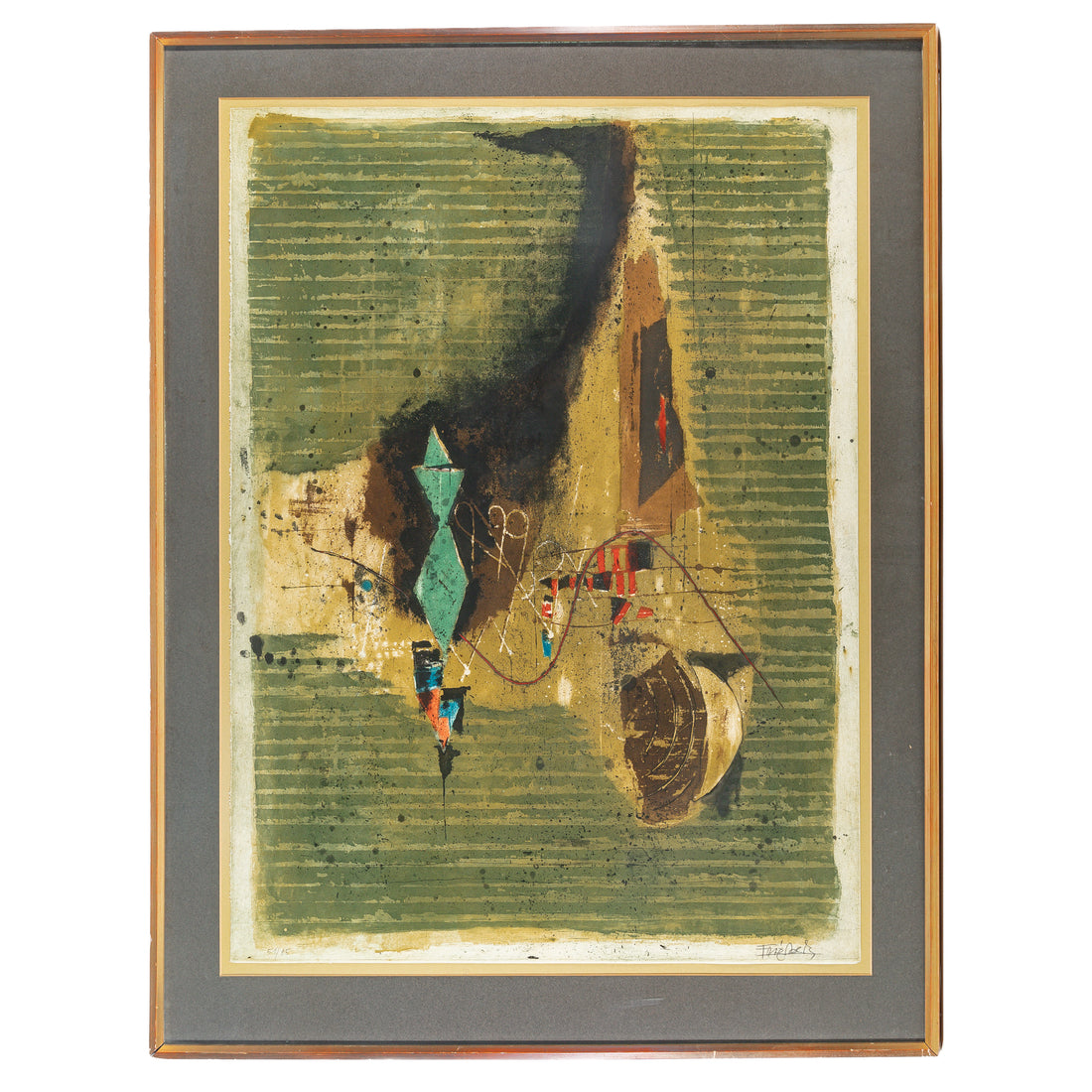 Johnny Friedlaender (1912-1992)      Abstract Composition