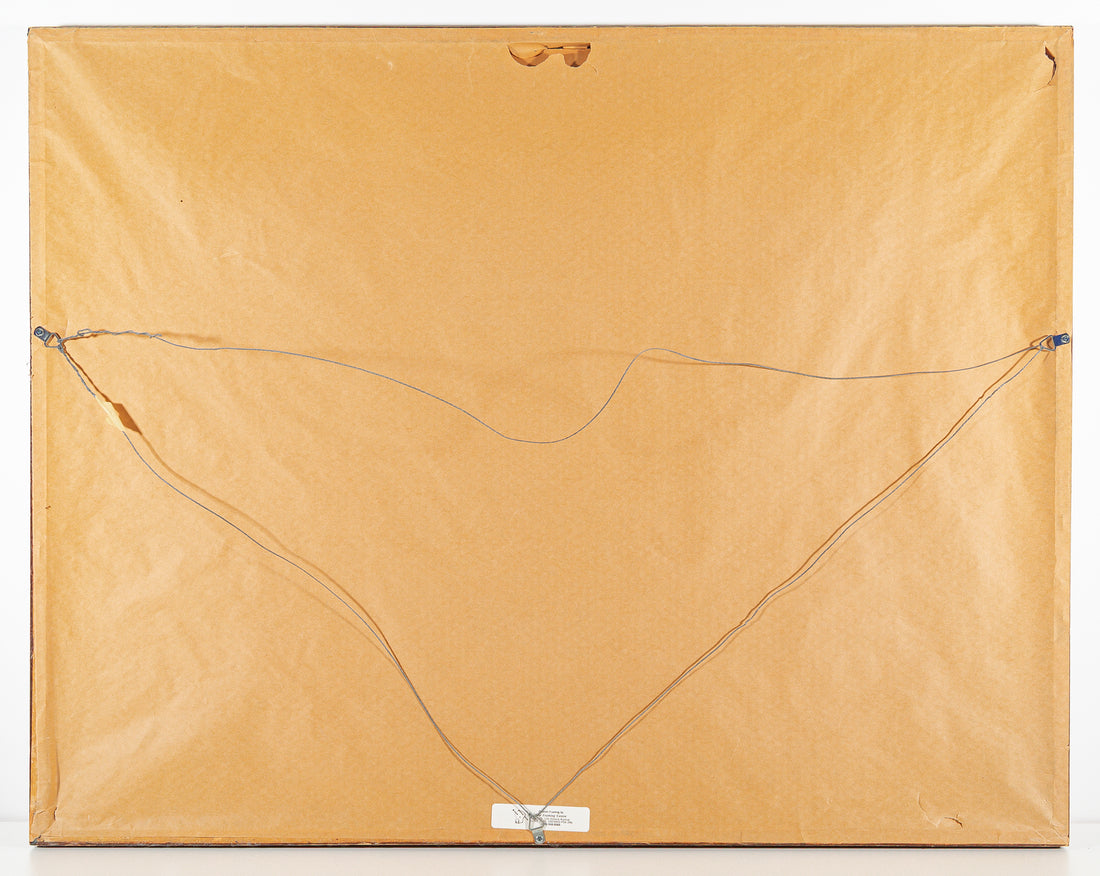 John Joy (Canadian 1921-2012)    Winter Scene With Barn/Mill